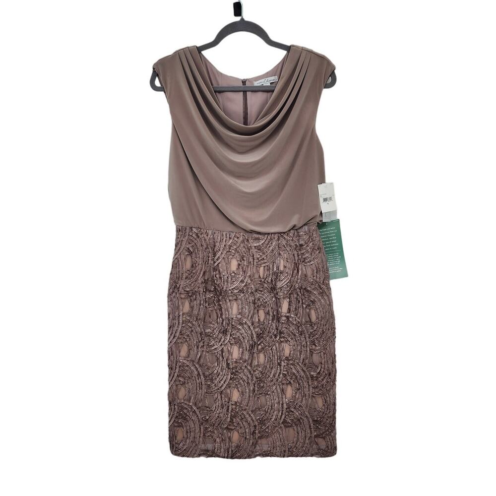 New NWT Womens Simply Liliana Evening Dress Casual Cocktail Holiday Dress Size 6